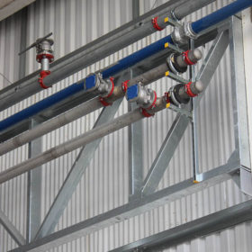PIPE RACK ÁGUA GELADA - AR COMPRIMIDO